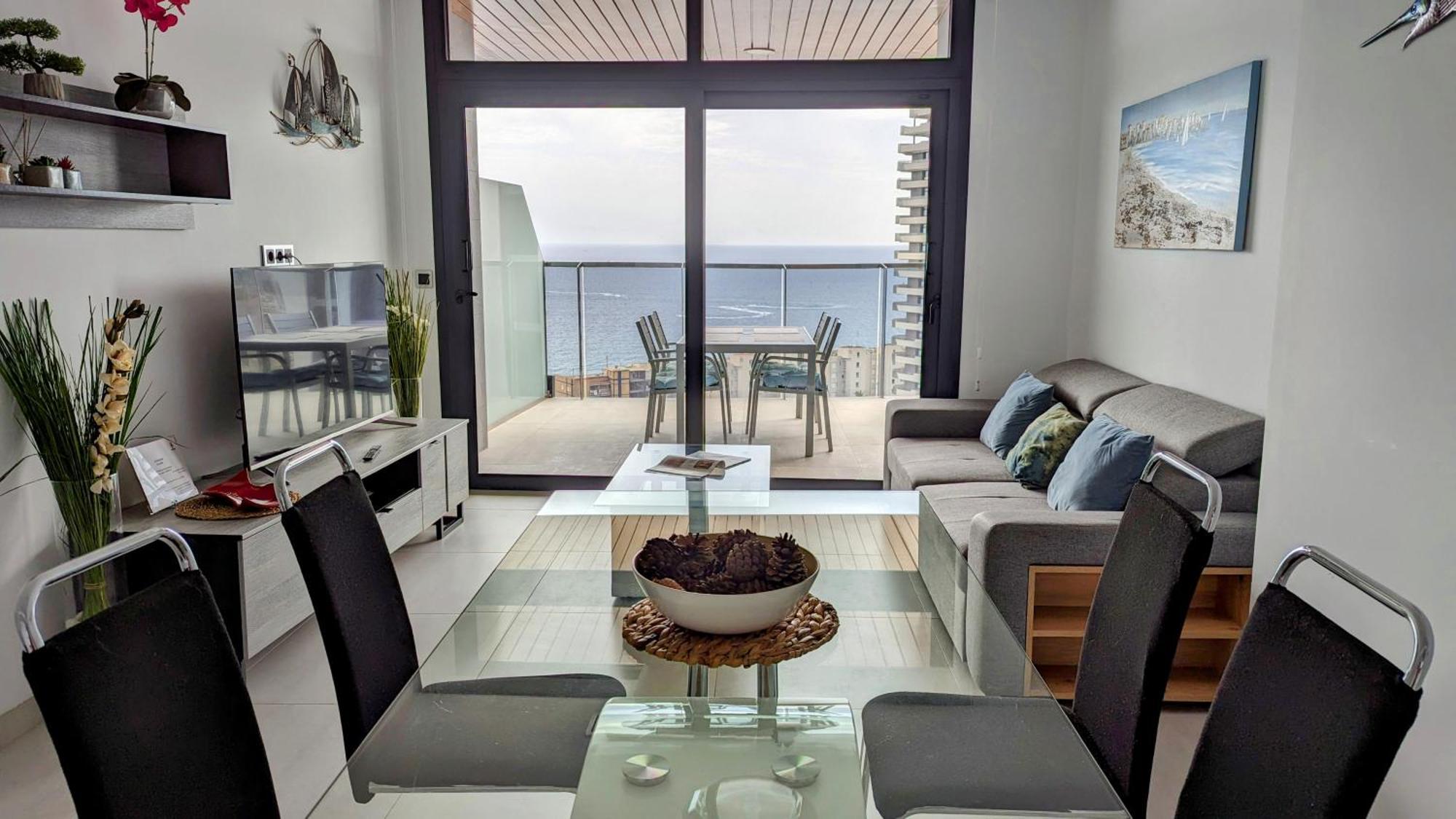 Sunset Waves Sea View Apartments Benidorm Buitenkant foto